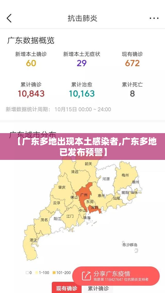 【广东多地出现本土感染者,广东多地已发布预警】