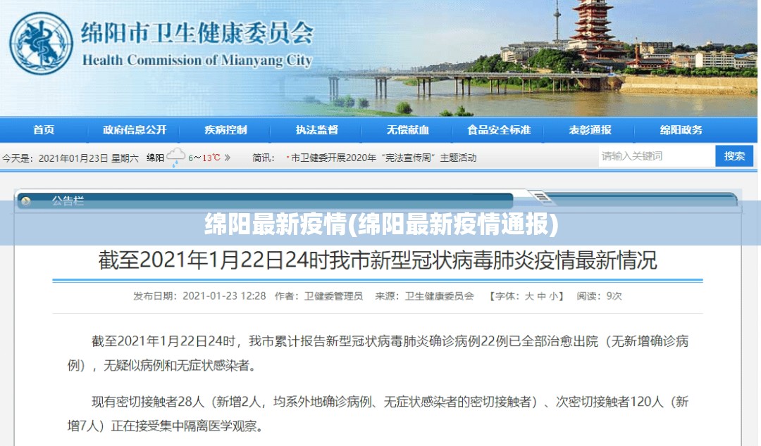 绵阳最新疫情(绵阳最新疫情通报)