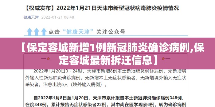 【保定容城新增1例新冠肺炎确诊病例,保定容城最新拆迁信息】