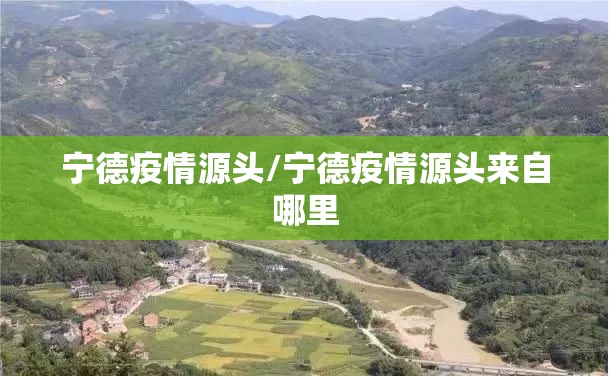 宁德疫情源头/宁德疫情源头来自哪里 宁德疫情源头/宁德疫情源头来自哪里