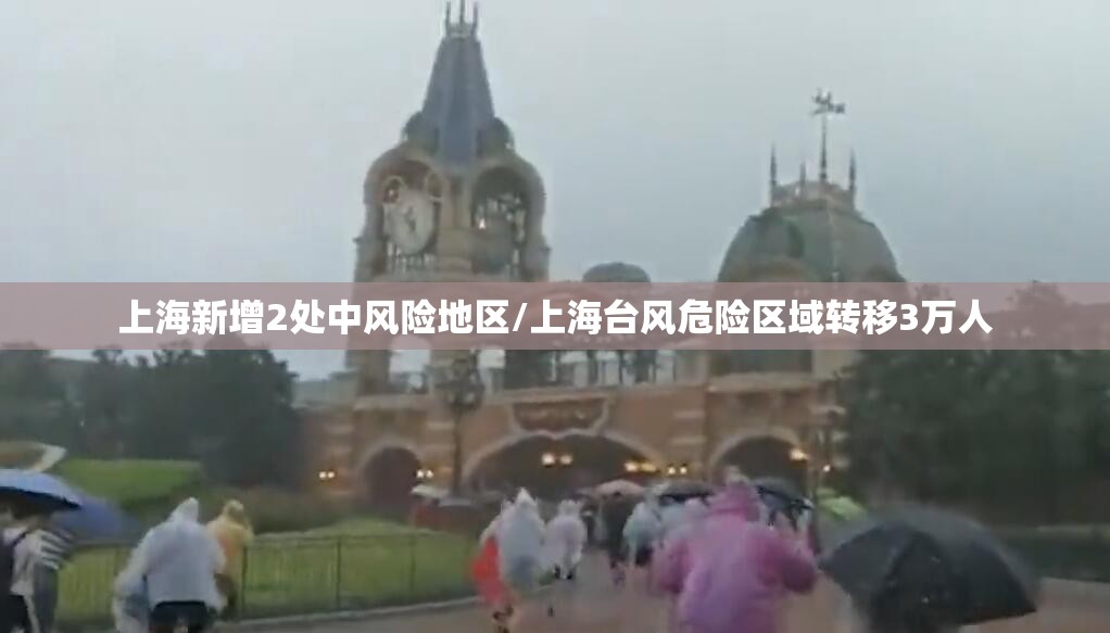 上海新增2处中风险地区/上海台风危险区域转移3万人