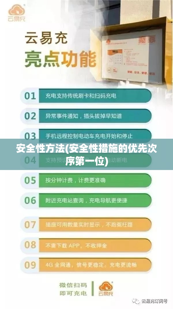 安全性方法(安全性措施的优先次序第一位)
