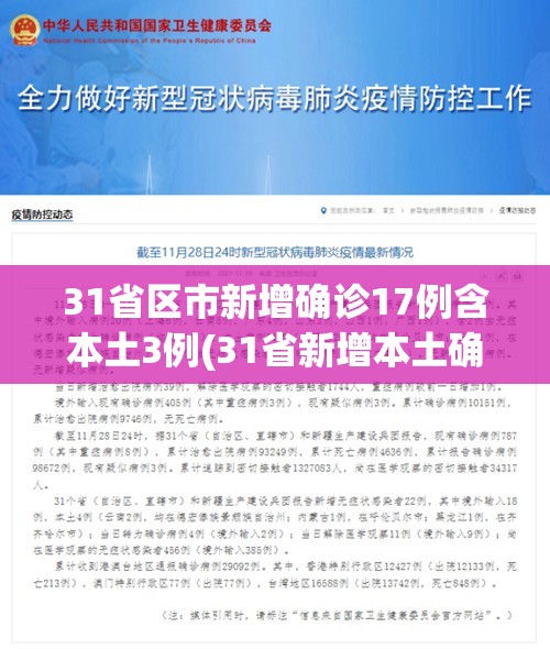 31省区市新增确诊17例含本土3例(31省新增本土确诊10例) 31省区市新增确诊17例含本土3例(31省新增本土确诊10例)