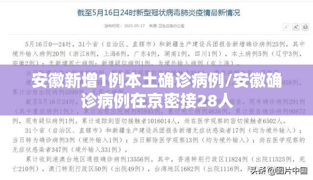 安徽新增1例本土确诊病例/安徽确诊病例在京密接28人