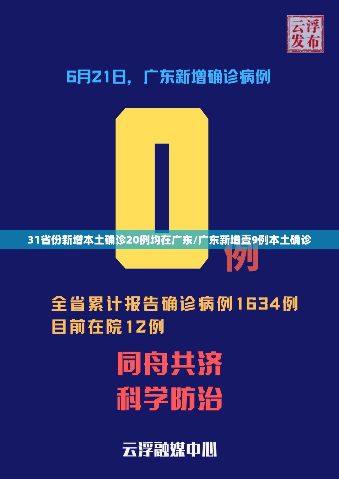 31省份新增本土确诊20例均在广东/广东新增壹9例本土确诊