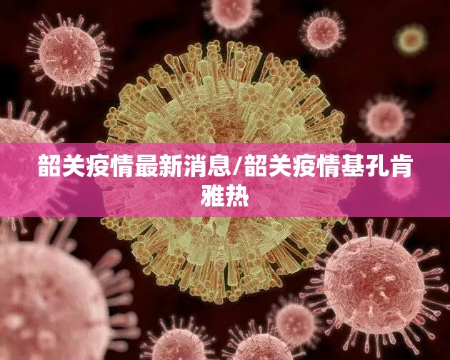 韶关疫情最新消息/韶关疫情基孔肯雅热