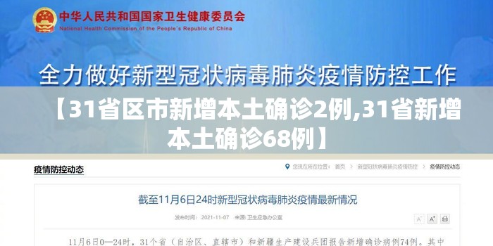 【31省区市新增本土确诊2例,31省新增本土确诊68例】