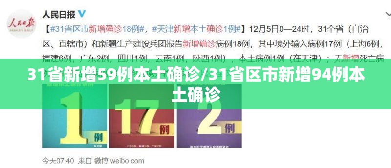 31省新增59例本土确诊/31省区市新增94例本土确诊
