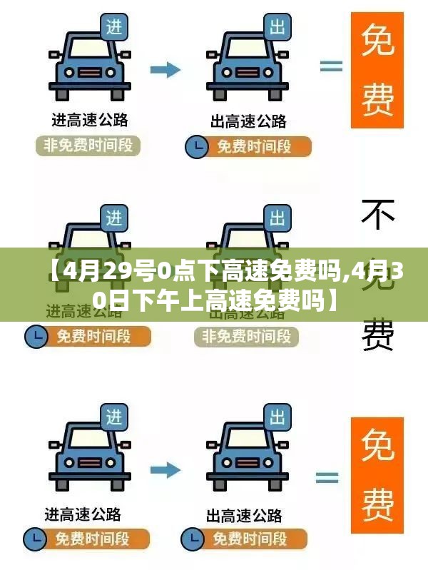【4月29号0点下高速免费吗,4月30日下午上高速免费吗】