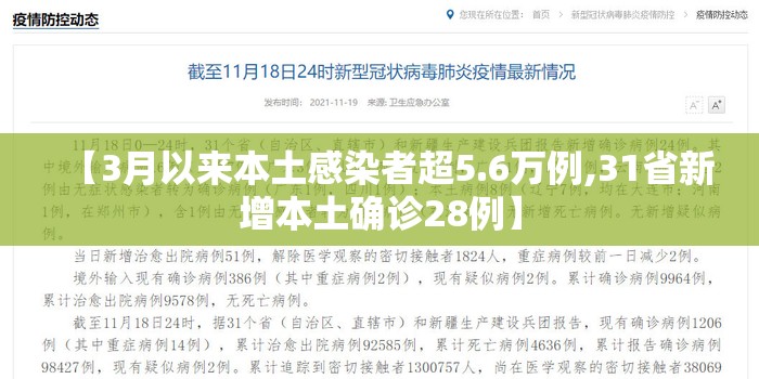 【3月以来本土感染者超5.6万例,31省新增本土确诊28例】