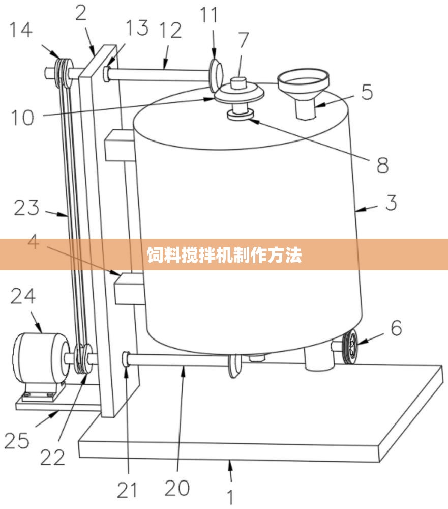 饲料搅拌机制作方法