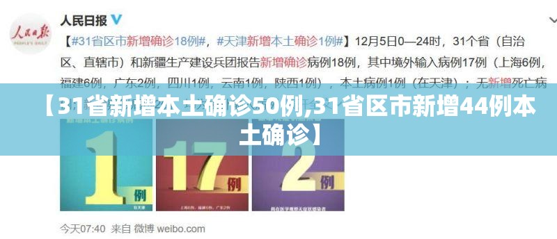 【31省新增本土确诊50例,31省区市新增44例本土确诊】 【31省新增本土确诊50例,31省区市新增44例本土确诊】