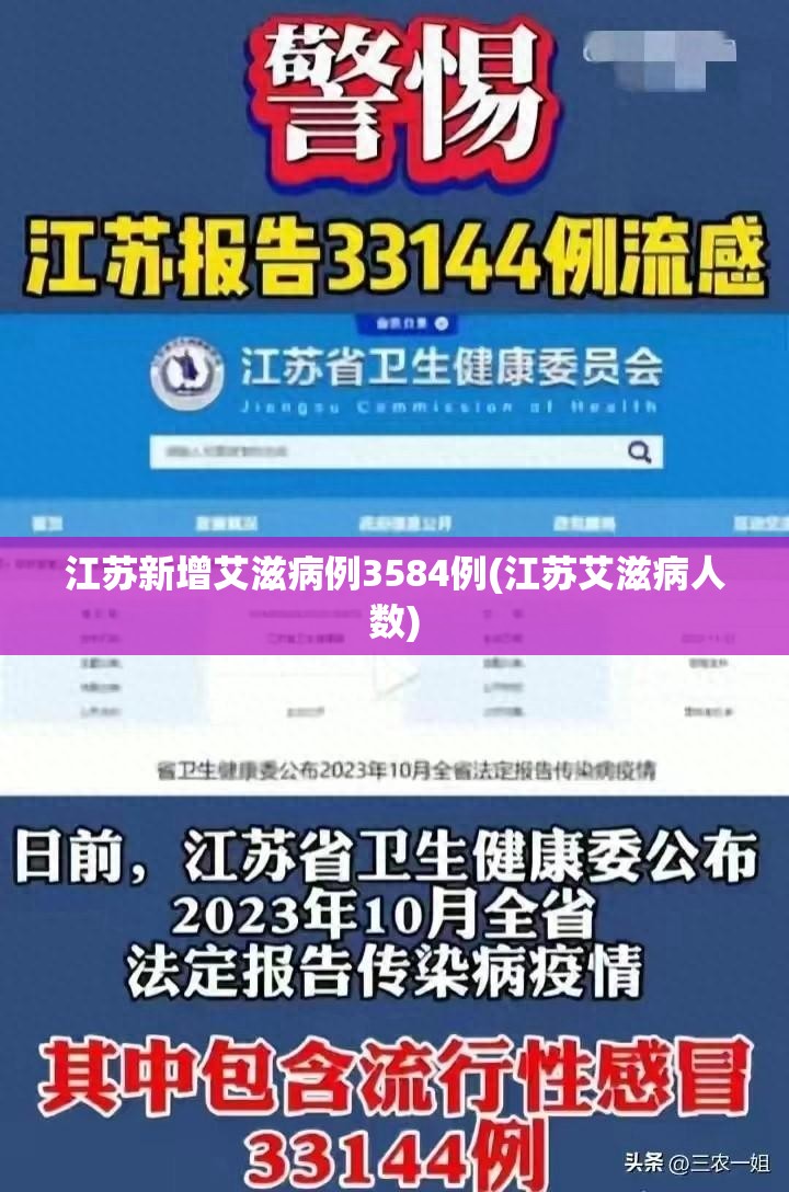 江苏新增艾滋病例3584例(江苏艾滋病人数) 江苏新增艾滋病例3584例(江苏艾滋病人数)
