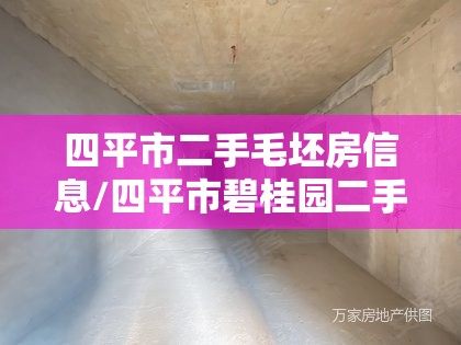 四平市二手毛坯房信息/四平市碧桂园二手毛坯房6楼能卖多少钱