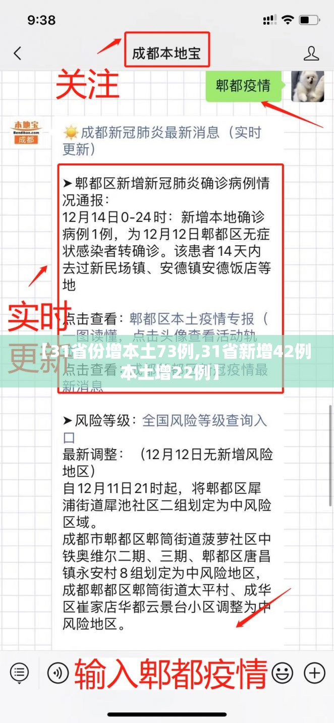 【31省份增本土73例,31省新增42例 本土增22例】
