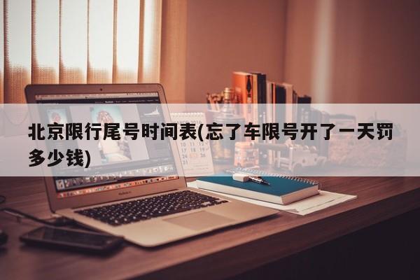 北京限行尾号时间表(忘了车限号开了一天罚多少钱)