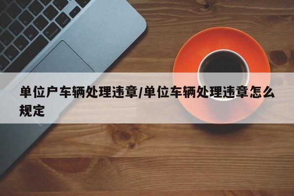 单位户车辆处理违章/单位车辆处理违章怎么规定