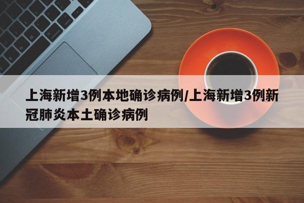 上海新增3例本地确诊病例/上海新增3例新冠肺炎本土确诊病例