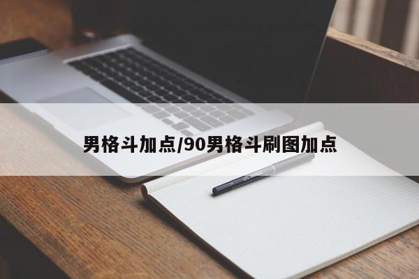 男格斗加点/90男格斗刷图加点